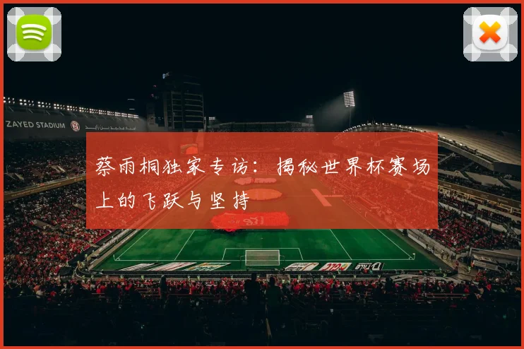 蔡雨桐独家专访：揭秘世界杯赛场上的飞跃与坚持
