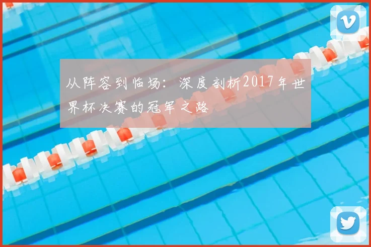从阵容到临场：深度剖析2017年世界杯决赛的冠军之路